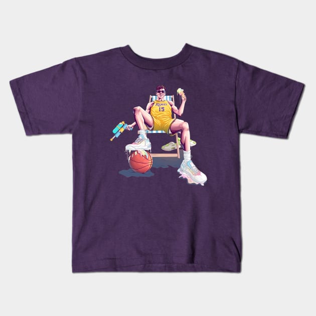 Austin Reaves Kids T-Shirt by Dystopianpalace